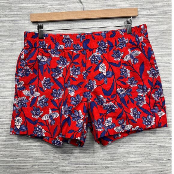 J.Crew Floral Print Pull-On Shorts / Size-10 - Picture 1 of 8